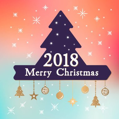 Noel tebrik kartı ve arkaplan