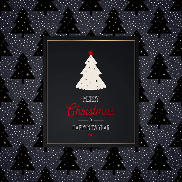 Texture dorée rétro transparente motifs de Noël — Image vectorielle