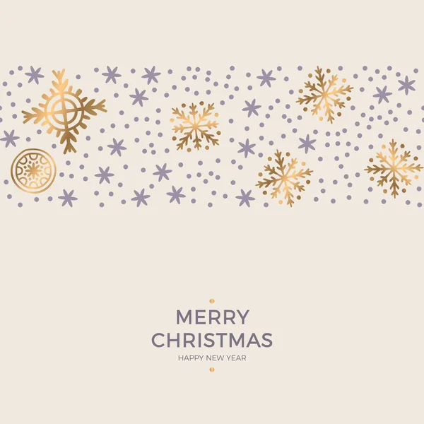 Carte de voeux rétro de Noël et fond — Image vectorielle