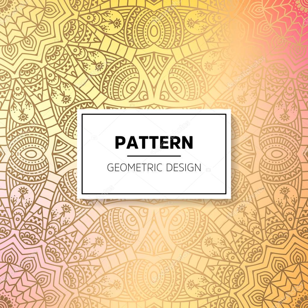 Indian floral luxury ornament pattern.