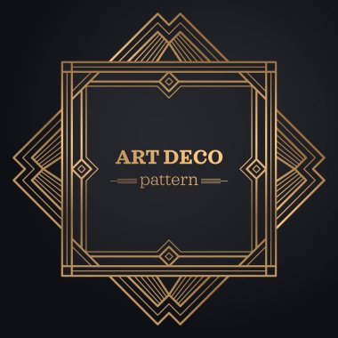 Gatsby art deco arka plan