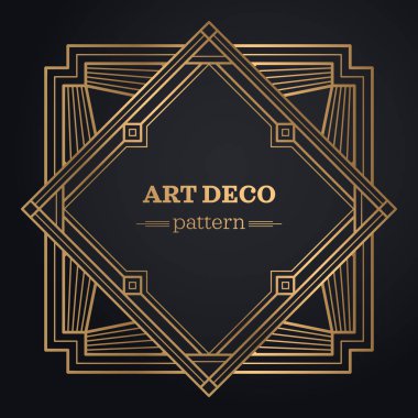 Gatsby art deco arka plan
