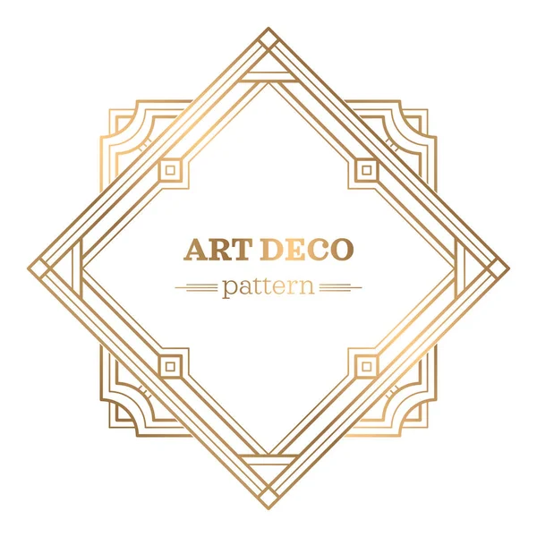 Gatsby Art Deco Hintergrund — Stockvektor