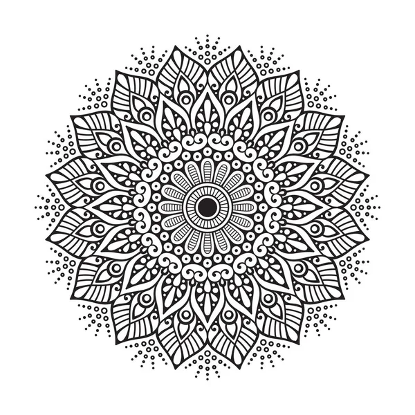 Vektör Hintli Mandala