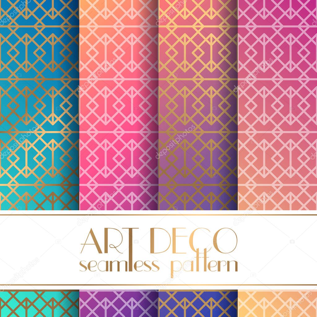 Ethnic floral seamless pattern colors