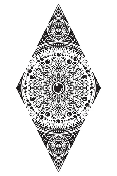 Wektor indyjski Mandala — Wektor stockowy