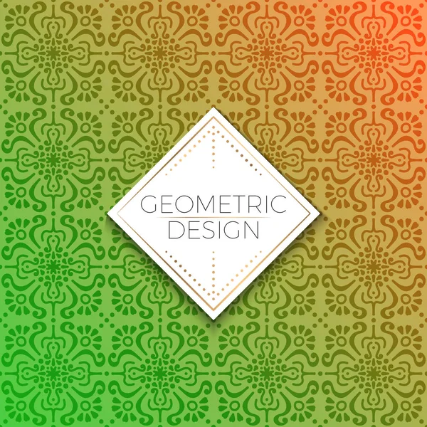 Abstraktes geometrisches Muster — Stockvektor