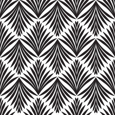 Şık art deco stil süsleme ölçekler