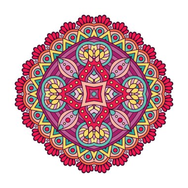 Vektör Hintli Mandala