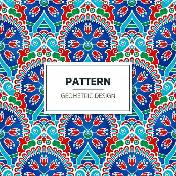 Turkish seamless pattern — Stock Vector