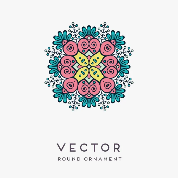 Vetor indiano Mandala —  Vetores de Stock