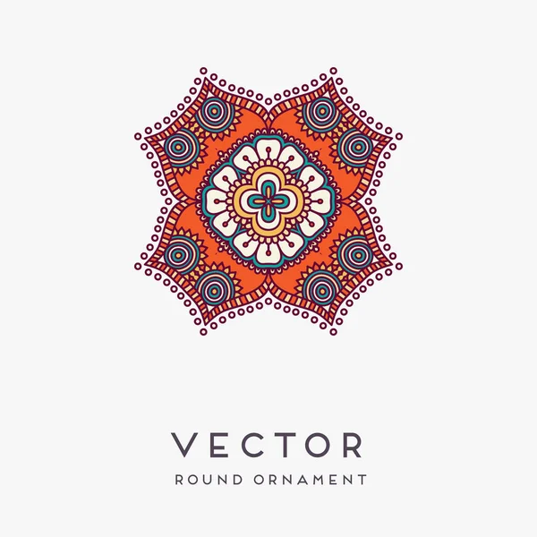 Vetor indiano Mandala —  Vetores de Stock