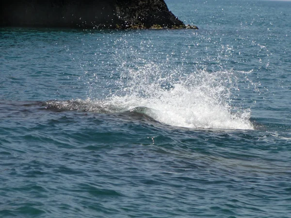 Černé Moře Jižní Pobřeží Krymu Velká Dovolená Skvělé Rybaření Úžasná — Stock fotografie