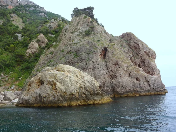 Mer Noire Côte Sud Crimée Excellent Endroit Pour Détente Avec — Photo