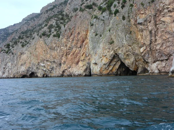 Mer Noire Côte Sud Crimée Excellent Endroit Pour Détente Avec — Photo