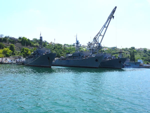 Bateaux Mer Canots Sauvetage Voiliers Réparation Chargement Des Navires Sea — Photo