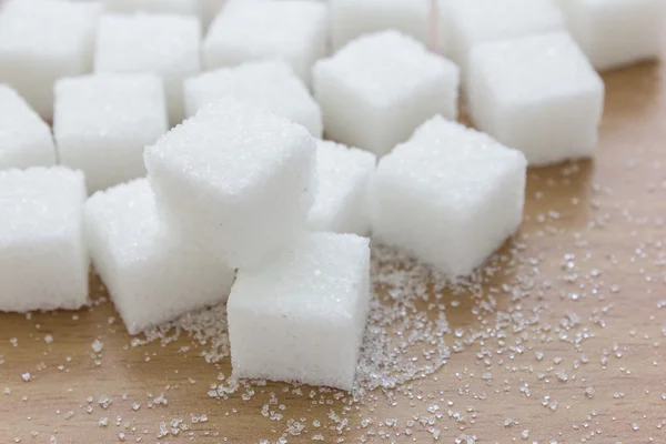 Кубический сахар для напитков — стоковое фото