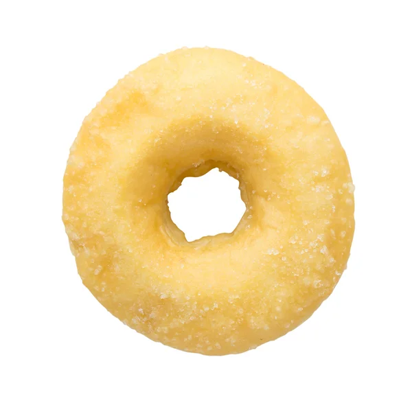 Donut caseiro isolado no fundo branco — Fotografia de Stock