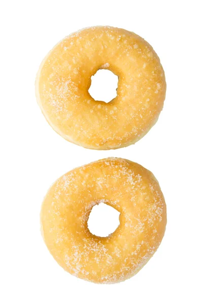 Hemmagjord donut isolerad på vit bakgrund — Stockfoto
