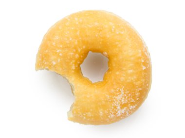 ısırık izi ev yapımı çörek üzerinde