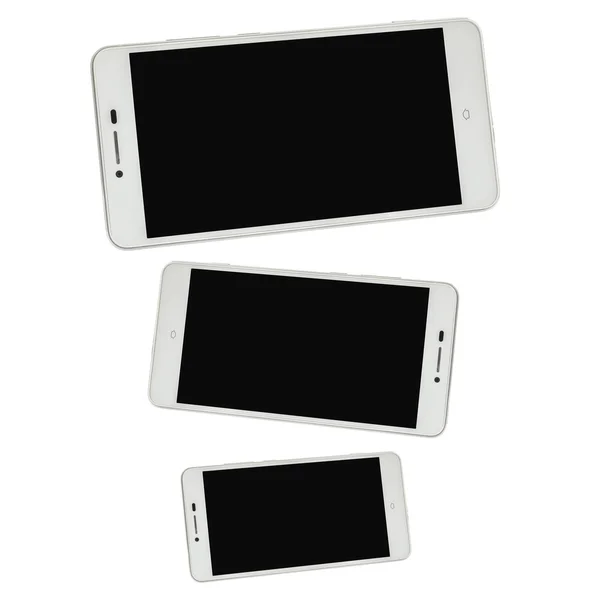 Смартфон и пустой экран — стоковое фото
