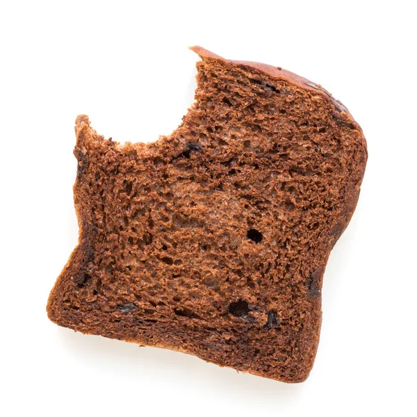 Čokoládový chléb na bílém pozadí — Stock fotografie
