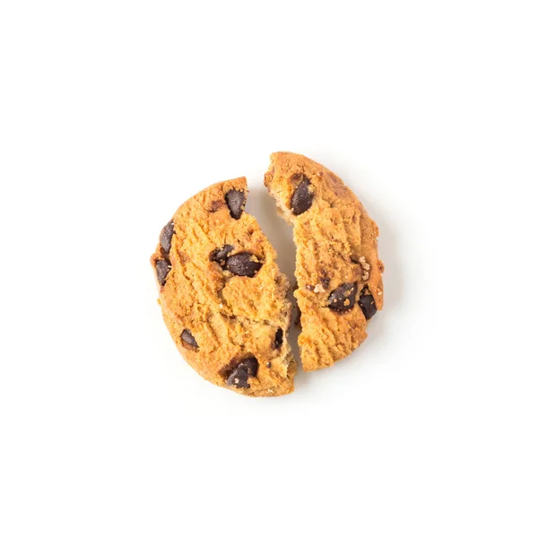 Domácí sušenky na bílém pozadí — Stock fotografie