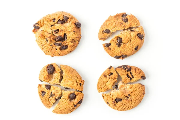 Homemade cookies on white background — Stock Photo, Image