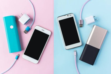 Usb ile şarj kabloları smartphone ve tablet en iyi görünümü için