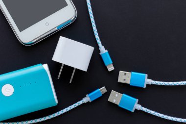 Usb ile şarj kabloları smartphone ve tablet en iyi görünümü için