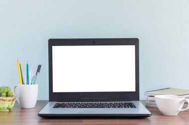 İşyeri Resepsiyon mockup işadamı veya kopya alanı ile öğrenci için