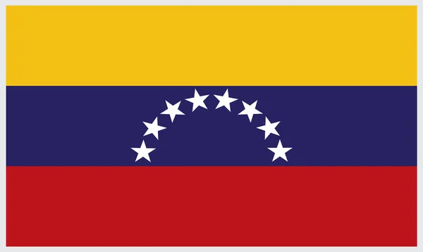 Venezuela flag. Vector illustration flag design. — Stock Vector