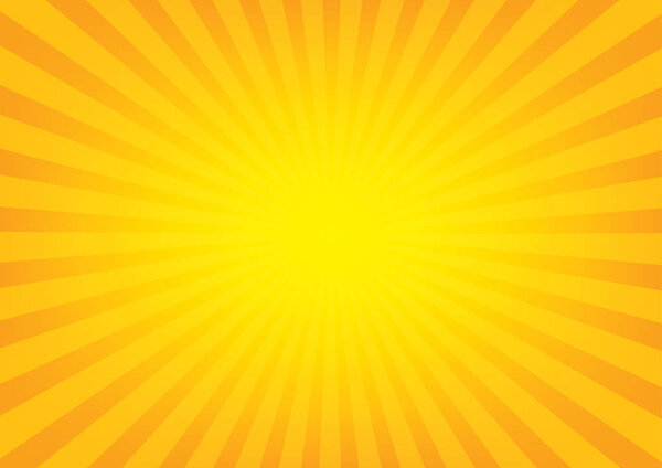 Солнечные лучи с солнечными вспышками на оранжевом фоне. Векторная иллюстрация
.