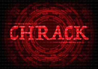 Wpa2 anahtar güvenlik dişli teknoloji wifi kesmek ile arka plan Krack kelime soyut. Vektör çizim Krack wifi siber güvenlik Infographic kavram.