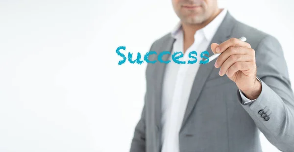 Business Man Concepts Success Innovation Vision Growth Creativity Rising Arrows — Stock Photo, Image
