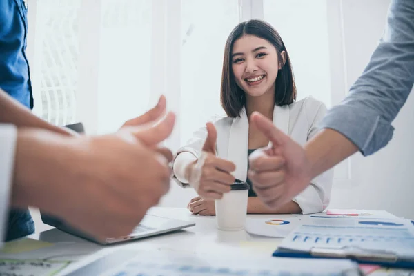 Puesta Marcha Éxito Del Trabajo Equipo Concept Successful Gente Negocios —  Fotos de Stock