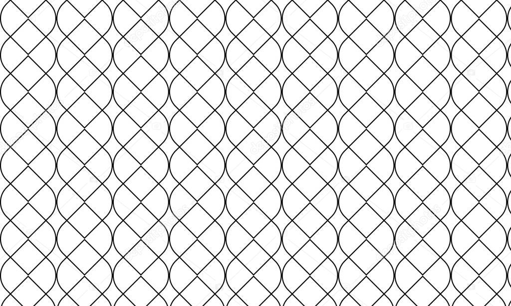 Seamless vector pattern. Background texture in geometric ornamental style. 