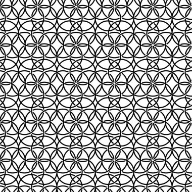 Kusursuz vektör deseni. Geometrik süs tarzında arkaplan dokusu. Yeni tasarım.