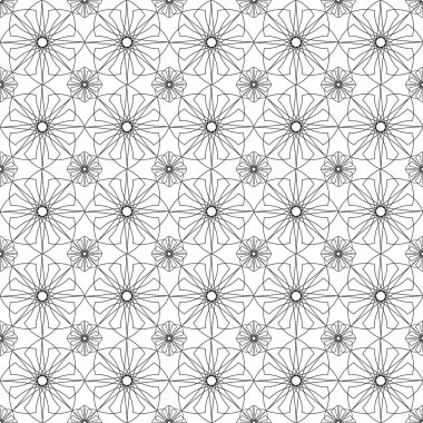  Dikişsiz geometrik süs vektör deseni. Soyut arka plan.