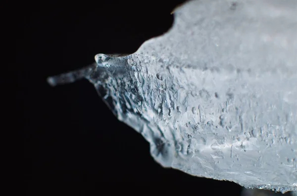 Detalle Fragmento Hielo — Foto de Stock