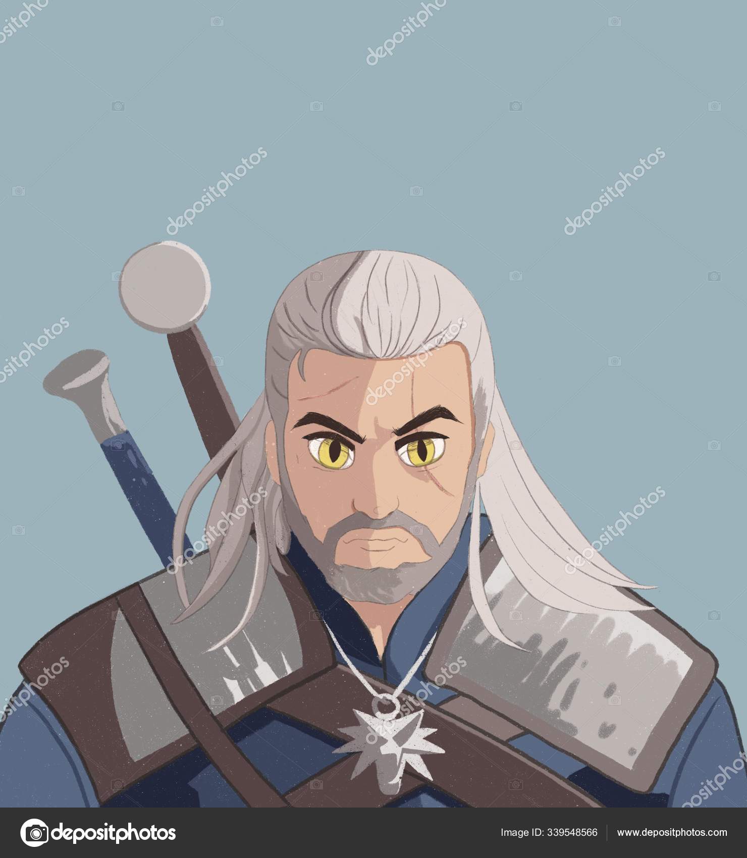portrait of a witcher portrait of a witcher