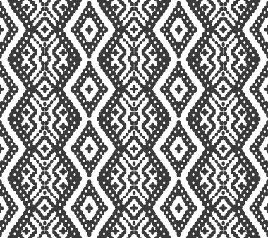 Gri tonu Aborijin elmas geometri çapraz denetim desenini sorunsuz arka plan görüntüsü.