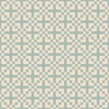 Zarif antika arka plan görüntüsü kare çapraz mozaik desen.