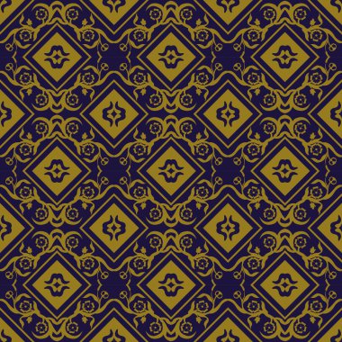 Çiçek asma kare desen zarif antika arka plan görüntü.