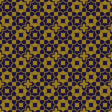 Yıldız geometri kare desen çapraz zarif antika arka plan görüntü.