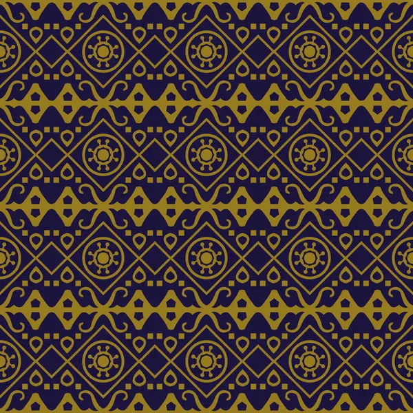 Elegant antique background image of check round aboriginal geometry pattern. — Stock Vector