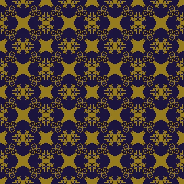 Imagem de fundo antigo elegante da geometria da flor padrão caleidoscópio . — Vetor de Stock