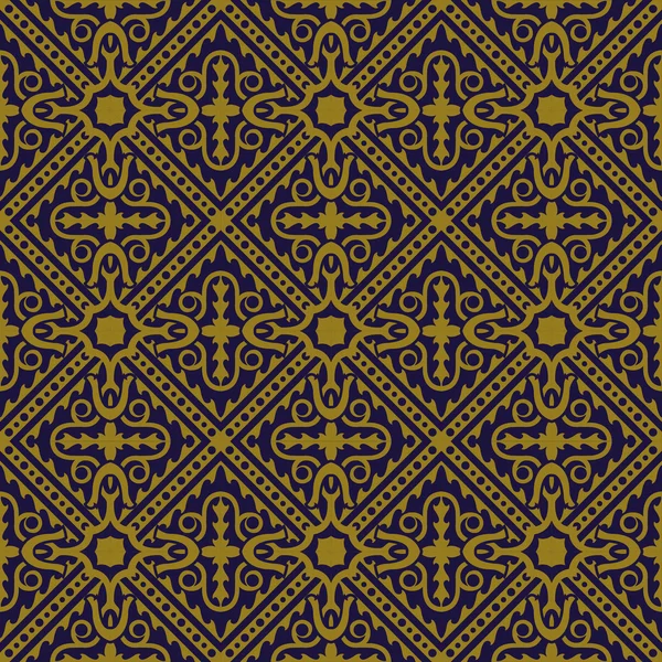 Eleganta antika bakgrundsbild av geometri cross runda mönster. — Stock vektor