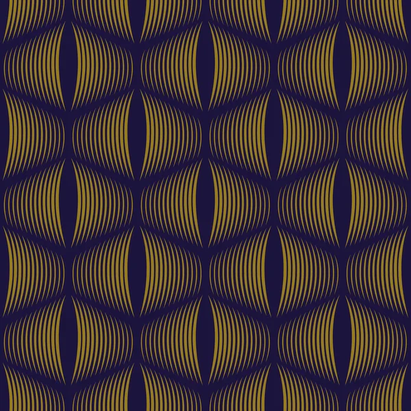 Elegante imagen de fondo antiguo de patrón de geometría de línea de curva . — Vector de stock