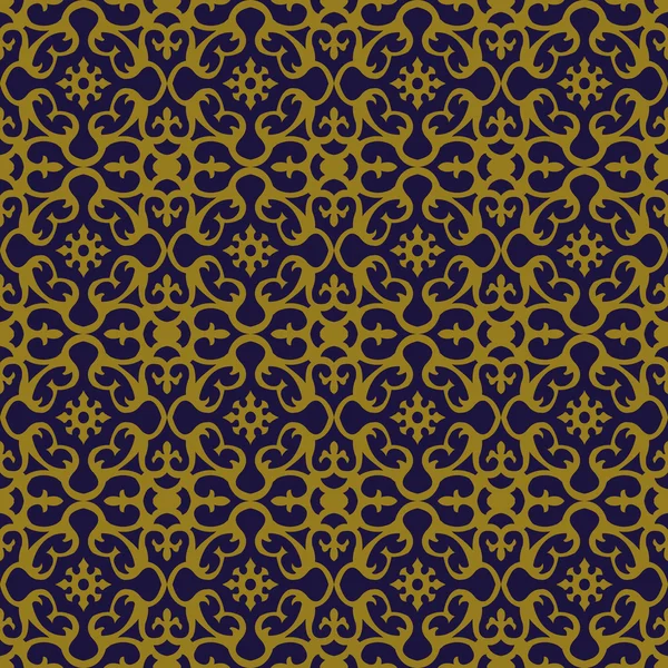 Imagem de fundo antigo elegante de padrão de flor caleidoscópio espiral . — Vetor de Stock